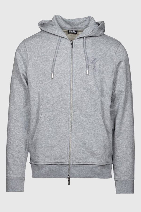 ΦΟΥΤΕΡ ΖΑΚΕΤΑ ΜΕ ΚΟΥΚΟΥΛΑ KARL LAGERFELD - 941 ΓΚΡΙ